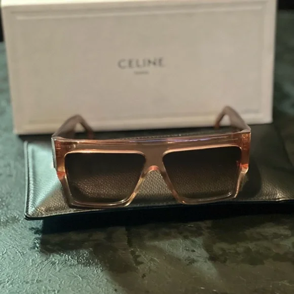 Celine 60MM Flat-Top Square Sunglasses